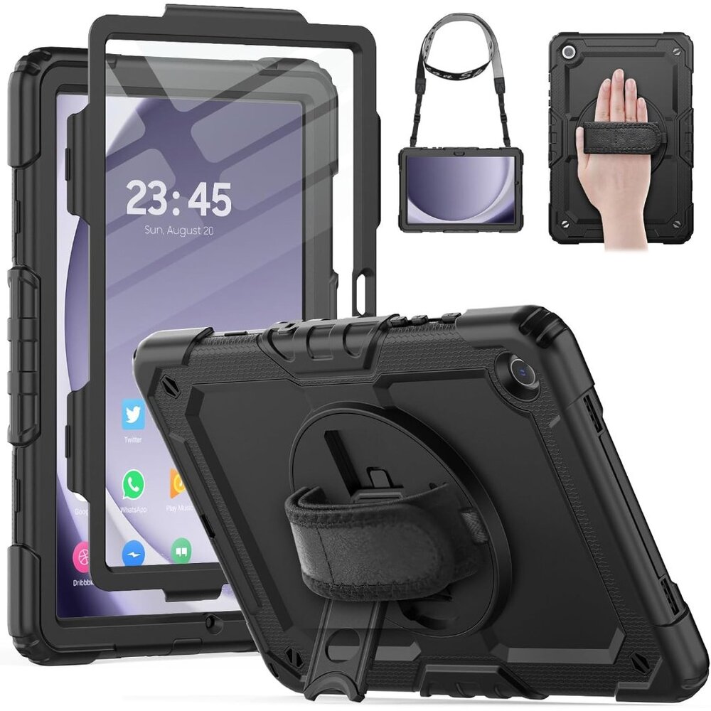 Case for Samsung Galaxy Tab A9+ Plus 11 Inch, Protective with Screen Protector/H
